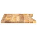 vidaXL Stolová doska so zakrivením 100x60x2,5 cm surový mangový masív