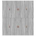 vidaXL Rám postele s úložným prostorem Sivý Sonoma 200 x 200 cm