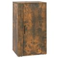 vidaXL Komoda dymový dub 40x33x70 cm spracované drevo