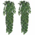 vidaXL Umelý brečtan 4 ks zelený 90 cm