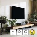 Predlžovací kábel 5 m / 4 zásuvky / čierny / PVC / 1 mm2