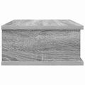 vidaXL Nočný stolík 2 ks Sivý Sonoma 40 x 31 x 15 cm Kompozitné drevo