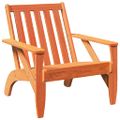 VidaXL záhradné stoličky Adirondack 2 ks Vosk Hnedá Masívne drevo