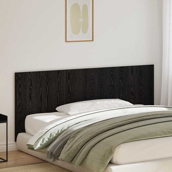 vidaXL Čelňa postele Čierny dub 160 x 1.5 x 80.5 cm Kompozitné drevo