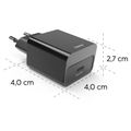 HAMA Rýchla nabíjačka, USB-C, PD, 20W, čierna