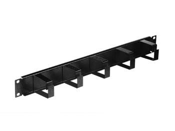 Solarix - vyvážací panel 19" 1U BK ocelový