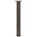 vidaXL Nohy konzolového stolíka 4 ks, prírodná oceľ, 72-74 cm, oceľ