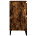 vidaXL Komody 2 ks dymový dub 60x35x70 cm kompozitné drevo