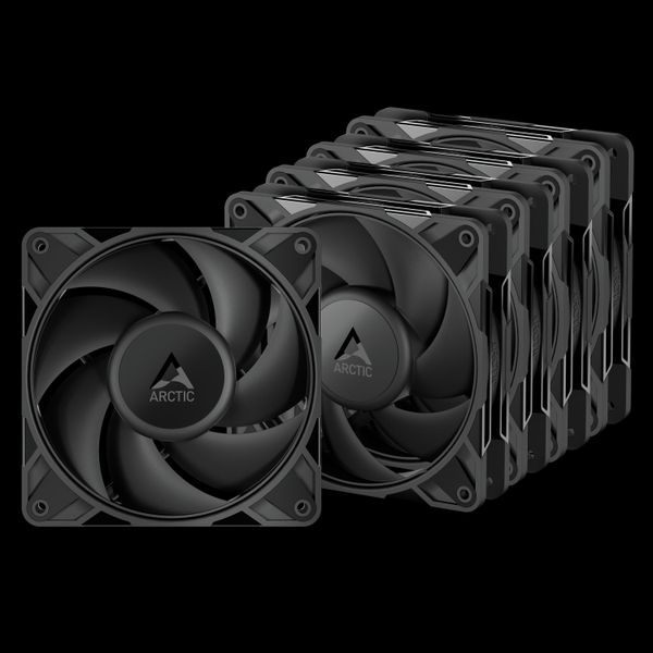 ARCTIC P12 Pro PST - 120mm PWM ventilátor s rozdeľovačom káblov (balenie po 5 kusoch)