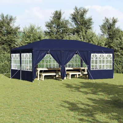 vidaXL Párty stan Modrá 600 x 400 x 266 cm Polyetylén