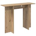 vidaXL Konzolový stôl Dub artisan 100 x 30 x 75 cm Kompozitné drevo