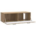 vidaXL Nástenná TV skrinka 98 x 41 x 30 cm Dub artisan