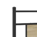 vidaXL Posteľný rám bez matraca dub sonoma 75x190 cm kompozitné drevo