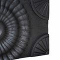 vidaXL Ručne vyrobený nočný stolík Čierna 40 x 30 x 20 cm