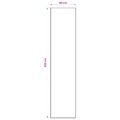 vidaXL Behúň LESAKA Hnedá 80 x 350 cm Diamantový zamat