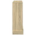 vidaXL Obloženie krbu dub sonoma 100x30x87,5 cm kompozitné drevo