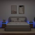 vidaXL Nočné stolíky s LED 2 ks dub artisian 35x39x55 cm kompoz. drevo