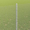 vidaXL Zvarené pletivo s podperami 10 x 1,6 m Pozinkovaná oceľ