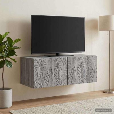 vidaXL Nástenná TV skrinka 59,5 x 31 cm Sivý Sonoma Kompozitné drevo