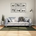 vidaXL Koberec HUARTE krátky vlas mäkký umývateľný zelený 120x170 cm