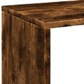 vidaXL Rozdeľovacia knižnica dymový dub 69,5x29x137,5 cm kompoz. drevo