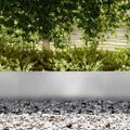 vidaXL Obrubník trávnika 10 ks 100 x 0,05 x 30 cm Pozinkovaná oceľ