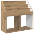 vidaXL Detský regál Remeselný dub 72,5 x 29,5 x 69 cm Kompozitné drevo