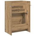 vidaXL Skriňa pod umývadlo do kúpeľne Dub artisan 56 x 37,5 x 81 cm