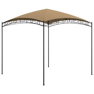 vidaXL Altánok 3x3x2,65 m sivohnedý 180 g/m²