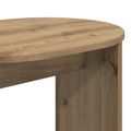 vidaXL Bočný stôl Dub artisan 50 x 39,5 x 55 cm Kompozitné drevo