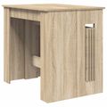 vidaXL Jedálenský stôl 240 x 85 x 75 cm Kompozitné drevo Dub sonoma