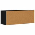 vidaXL TV skrinka ELST 100 x 35 x 40 cm Čierna Kompozitné drevo