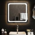 vidaXL LED kúpeľňové zrkadlo 60x60 cm