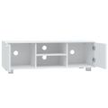 vidaXL TV skrinka biela 120x40,5x35 cm spracované drevo