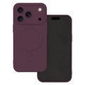 Simple Color Mag case for iPhone 17 Pro Max 6,9" / 18 Pro Max 6,9" dark cherry