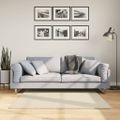 vidaXL Koberec HUARTE krátky vlas mäkký a umývateľný krémový 120x120cm
