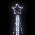 vidaXL LED vianočný stromček 789 LED studená biela 476 cm