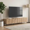 vidaXL TV skrinka 147 x 34,5 x 32 cm Dub artisan Kompozitné drevo