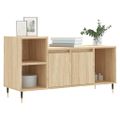 vidaXL TV skrinka dub sonoma 100x35x55 cm spracované drevo