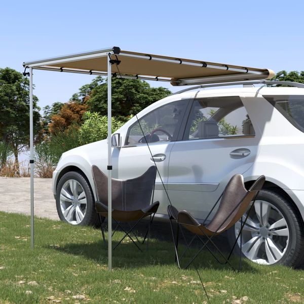 vidaXL Markíza pre obytné automobily a karavany 1,2x2x2,15 m béžová