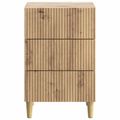 vidaXL Nočný stolík Dub artisan 43 x 41 x 66,5 cm Kompozitné drevo