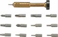 CRKT CR-9911 HEX BIT DRIVER cestovná súprava pre 13 bitov a 2 skrutkovače (1 v bal)
