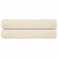 vidaXL Uteráky FROGN 2 ks krémové 100x200 cm 360 g/m²