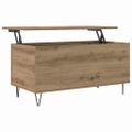 vidaXL Konferenčný stolík dub artisan 90 x 44.5 x 45 cm