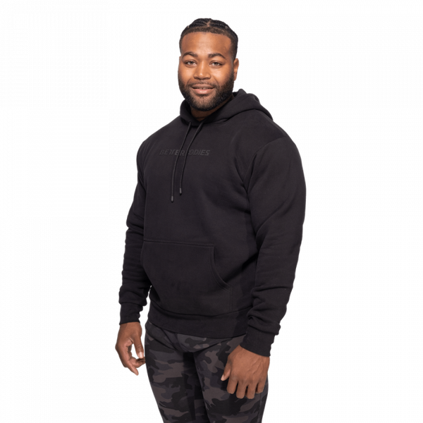 Pánska mikina Logo Hoodie Black - Better Bodies