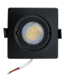 Bodové LED svetlo 7W - štvorcové TR 426 / 9697 Čierna TRIXLINE