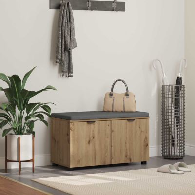 vidaXL Predsieňová lavica Remeselný Dub 80 x 38 x 46 cm