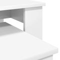 vidaXL Súprava na kávový stolík 2 ks Biela 100 x 50 x 42 cm
