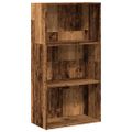 vidaXL Knižnica staré drevo 60x30x114 cm kompozitné drevo