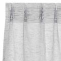 vidaXL Voile záclona 2 ks Svetlosivá 140 x 140 cm Polyester